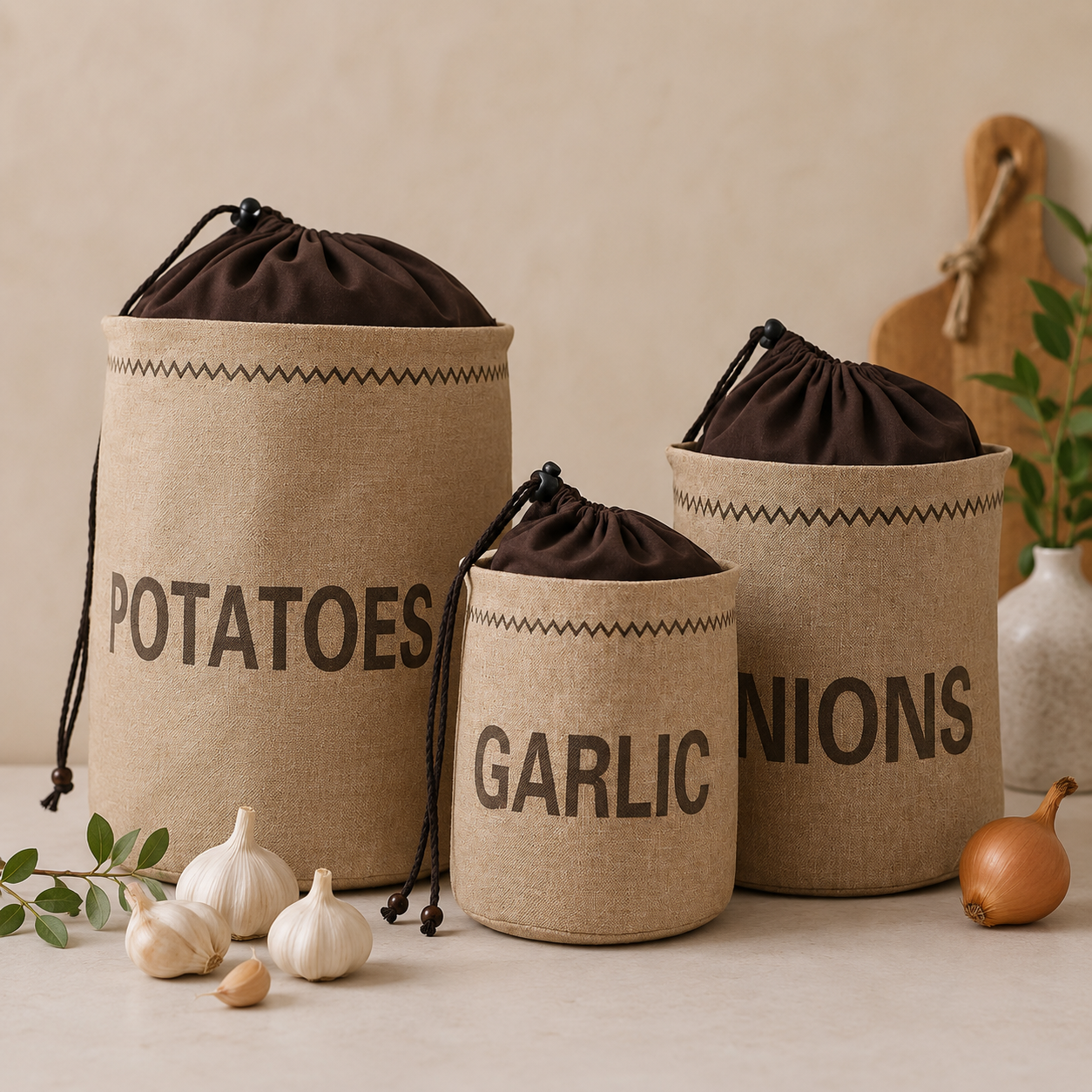 EkoHem FreshBag™ – Naturliga Förvaringspåsar - 3 -pack
